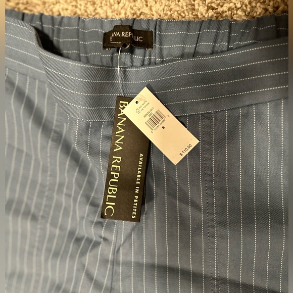 Banana Republic WIDE-LEG TENCEL™-LINEN PULL-ON PANT - Picture 4 of 7